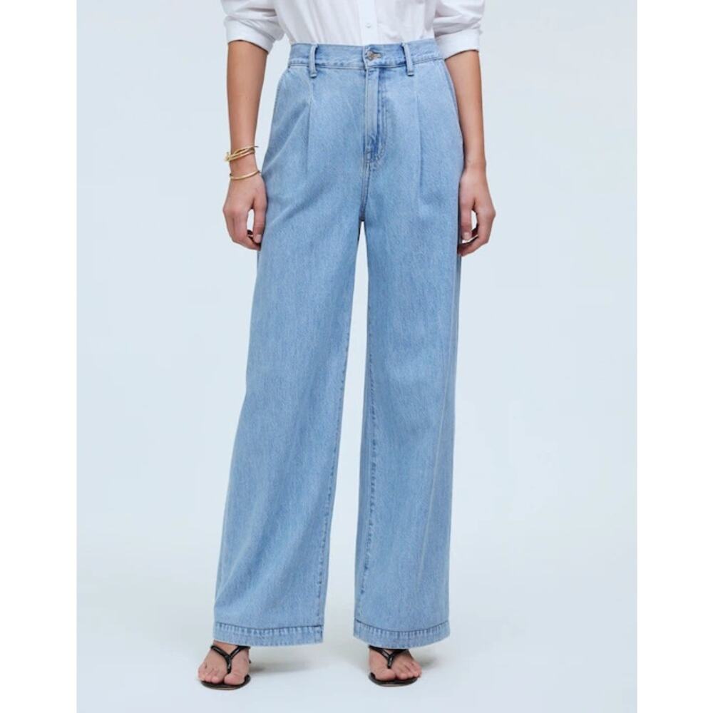Madewell The Harlow Wide-Leg Jean Airy Denim Edition Size 29 NWOT